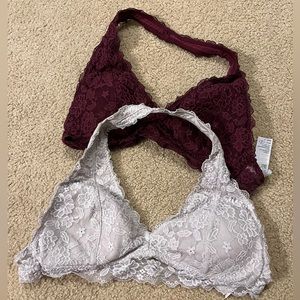 Aerie halter bralettes